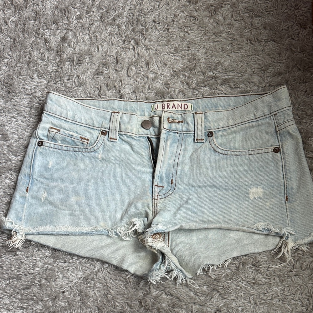 Light Blue Denim Women Shorts